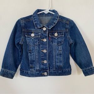 Levi’s Crystal Button Denim Jacket